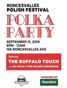 Roncesvalles Polka Party Poster