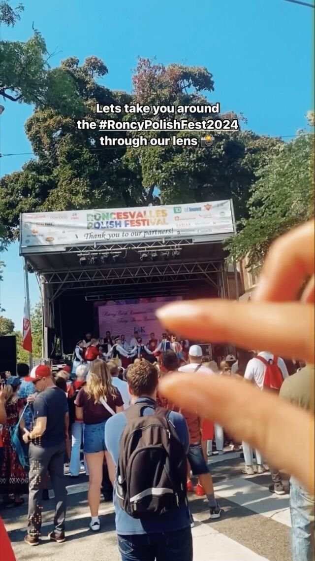 Take a virtual tour of the Roncy Polish Fest 2024 with us!! 😍

We have everything from delicious food to live performances, experience it all 💃🎤🥟

Now that you got a glimpse, when are you joining us to experience it yourself? 🤔

We wanna see you soon👋

.....⁠ 
The Roncesvalles Polish Festival is funded and managed by the Roncesvalles Village BIA. For more information on the festival and how to participate, visit http://www.polishfestival.ca 
 
 
#roncesvallesvillage #roncesvillage #roncyrocks #roncesvallespolishfestival #torontofestivals #torontofestival #roncesvallespolishfestival2024 #toronto #roncypolishfest